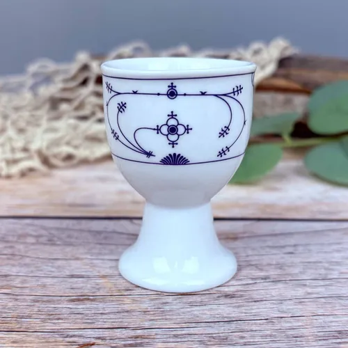 Eierbecher 7cm Indisch Blau Porzellan