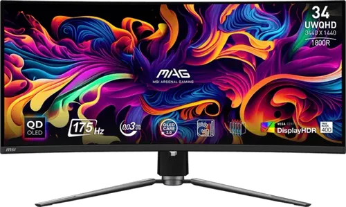 MSI MAG 341CQP QD-OLED 34 Zoll Gaming Monitor - UWQHD 34