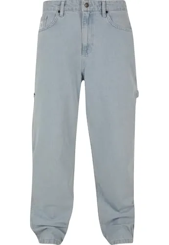 Karl Kani Herren KMI-PL063-090-12 KK Retro Baggy Jeans - Stylische Baggy Jeans in Bleached Blue für lässige Outfits. Bequeme Passform und vielseitig kombinierbar mit Shirts und Hoodies. Ideal für Freizeit und entspannte Looks.