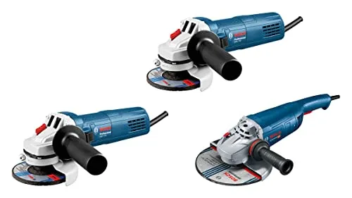 Bosch Professional Winkelschleifer GWS 22-180 J (Leistung 2.200 Watt, inkl.Zusatzhandgriff, Aufnahmeflansch, Spannmutter, Schutzhaube, Zweilochschlüssel)