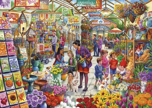 GIBSONS Gardener's Delight Puzzle 1000 Teile - Klassische Puzzles mit 1000 Teilen, ideal für Gartenliebhaber. Erlebe stundenlangen Puzzlespaß mit einem detaillierten, farbenfrohen Gartenmotiv.