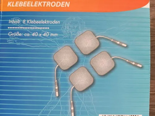 St. TENS Elektroden Pads von Deutschland EMS-Universal-Ersatz Klebe 40x40 mm 8