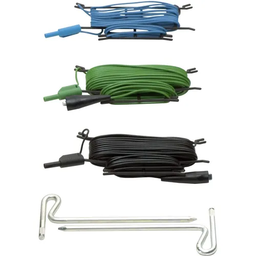 Benning Erdungsset für zuverlässige Erdung - Garten & Elektrobedarf – Hochwertiges Erdungsset für sichere Elektroinstallationen und präzise Messungen mit Multimetern.