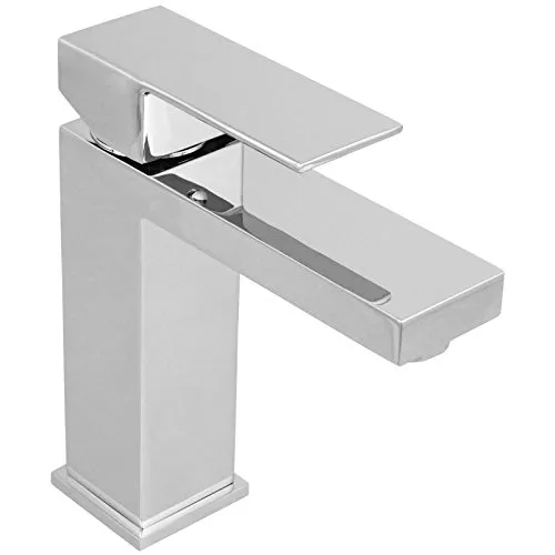 Welfenstein Waschtischarmatur WT-75 eckig Wasserhahn Armatur