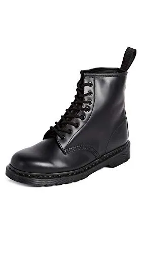 Dr. Martens 1460 MONO Smooth BLACK Combat Boots - Wanderschuhe aus hochwertigem Leder, robust und stilvoll für jedes Abenteuer.