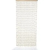 Kobolo Türvorhang NATURE Papier braun 35 Stränge 90x200cm in braun von Kobolo