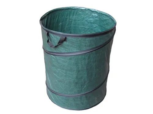 Gartenabfallsack 123 L mit Griffen - Gartenabfallbeutel mit 123 L Fassungsvermögen, steht von selbst und ist zusammenklappbar – ideal für Laub und Gartenabfälle!