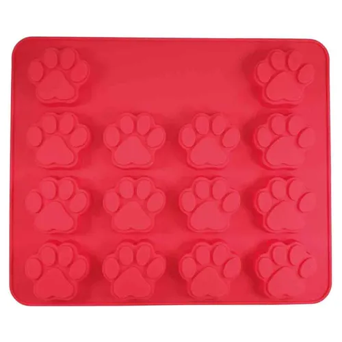 Nobby Silikon Backform Paw für Hunde, 14 Formen, spülmaschinengeeignet 30x25 cm