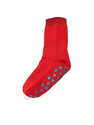 ESPRIT Unisex Kinder Stoppersocken Foot Logo K HP Baumwolle rutschhemmende Noppen 1 Paar, Pink (Red Pepper 8074), 23-26
