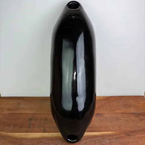 Ocean Fender Boot schwarz 12 x 40cm Bootsfender Rammschutz Langfender hochwertig