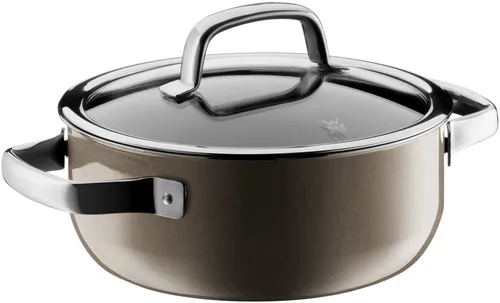 WMF Fusiontec Mineral Kochtopf klein 20cm mit Glasdeckel - Kochtopf 20 cm, 2,4l, ideal für alle Herdarten inkl. Induktion. Hitzebeständig bis 250°C, kratzfest und energieeffizient dank optimaler Wärmespeicherung.