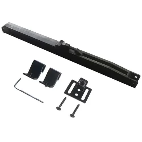 Telituny Scheunentor Schiebedämpfersatz, Türschiebedämpfer Soft Close Schiebedämpfersystem Federdämpferpuffer, für Schiebetüren, Möbel Schienen, Scheunentüren, 20-80KG Belastung