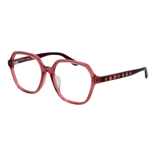 Guess Brillenfassung GU50155-D 069 53 Damen - Damen Brillenfassung in stilvollem Rot, aus hochwertigem Azetat gefertigt, mit komfortabler Passform und original Etui für sicheren Transport.