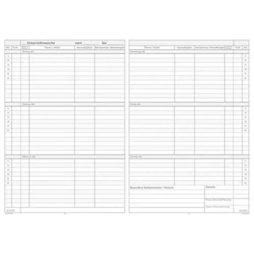 TimeTEX Klassenbuch A4-Plus, SEK + GS