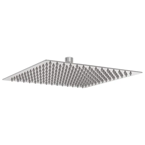 vidaXL Regenbrause Edelstahl 304 25x25 cm Quadrat - Duschköpfe & -brausen: Erlebe entspannendes Duschen mit dieser robusten Kopfbrause aus Edelstahl 304, ausgestattet mit 196 Anti-Kalk-Düsen für ein perfektes Regenfall-Erlebnis.