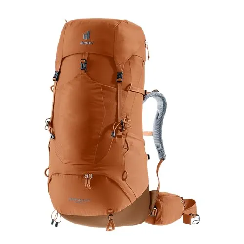 Deuter Aircontact Lite 45+10 SL - Damen-Trekkingrucksack pecan-mocha - Leichter Damen-Trekkingrucksack von deuter mit optimalem Tragekomfort und Belüftung. Ideal für anspruchsvolle Mehrtagestouren, ergonomisch gestaltet für eine perfekte Lastübertragung.