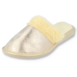 Hausschuhe Damen glänzend filsko Horne in gold von filsko