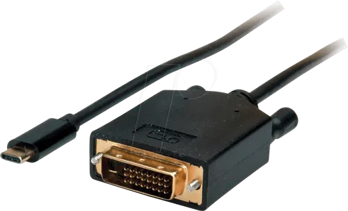 VALUE 11995831 - Adapterkabel USB Type-C > DVI-D, 4K@60 Hz, 1 m