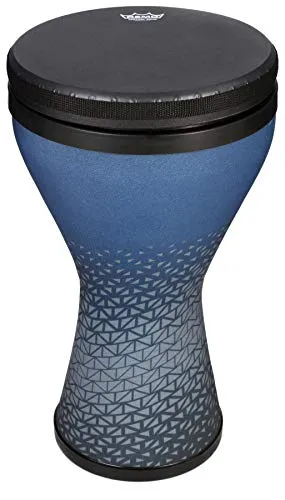 Remo World Percussion Doumbek Festival – Acousticon Kessel – Fliptop Black Suede Fell – Royal Blue – 17,5