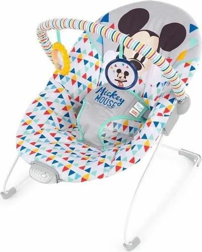 DISNEY BABY Mickey Deckchair mit vibrierendem Sitz Happy Triangles