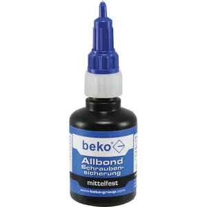 Beko Schraubensicherung 261 100 230, mittelfest, blau, wasserfest, 30ml