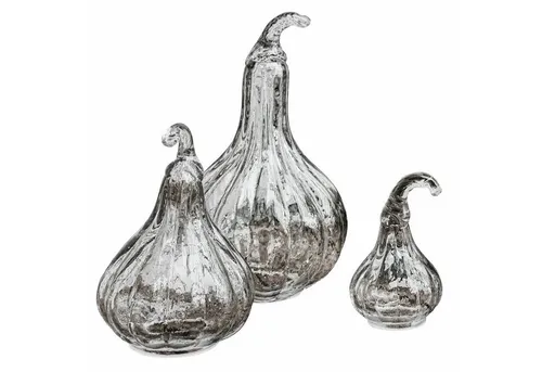Mirabeau Dekoobjekt Kürbis 3er Set Lacey klar von Mirabeau