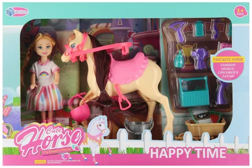 Lalka 15 cm z akcesoriami Konik MEGA CREATIVE 543690 MEGA CREATIVE 5905523661736