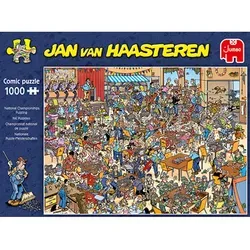Jumbo Spiele Jan van Haasteren Puzzle 1000 Teile - Comic Puzzle für Erwachsene, extra groß mit 68x49 cm und umweltfreundlichem Karton, ideal für Familienzeit und Stressabbau