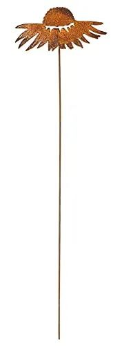 Manufaktur Lichtbogen Rost Gartenstecker Sonnenhut 81,5 cm