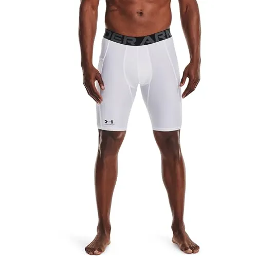 Under Armour Herren UA HG Armour Lng Shorts in weiß von Under Armour
