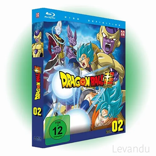 Dragonball Super - TV-Serie - Vol. 2 - [Blu-ray] - Actionreiche Anime-Serie, Freigegeben ab 12 Jahren, ideal für Fans von Dragonball und spannende Abenteuer.