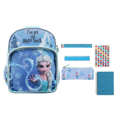 Frozen Elsa Magic Touch Youth Backpack 6-Piece Set (US IMPORT) ACC NEU