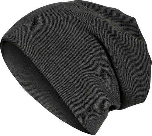 MSTRDS Beanie Rib 2in1 Beanie Black