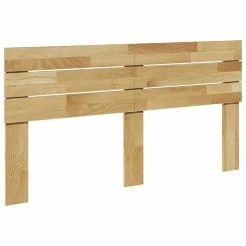 vidaXL Kopfteil 135 cm Massivholz Eiche - Stilvolles Design für dein Schlafzimmer - Klassische Betten: Robust und langlebig aus massivem Eichenholz, bietet hervorragende Unterstützung beim Lesen und Fernsehen.