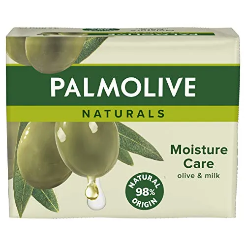 Palmolive Naturals Feuchtigkeitspflege mit Olivenseife, 90 g, 4 Stück