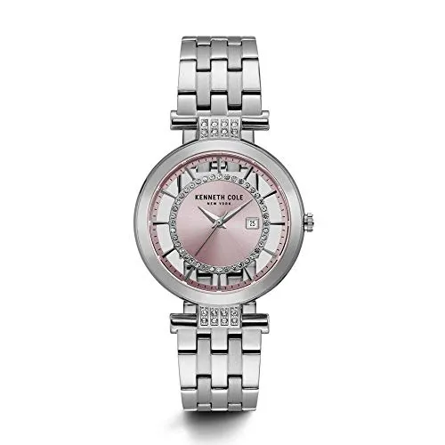 Kenneth Cole New York Damen-Armbanduhr Analog Quarz Edelstahl KC15005011