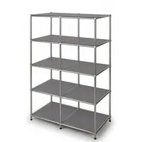 Produktbild Floordirekt Metallregal Concept Epure MK-015 Standregal 78 x 40 x 118 cm Grau