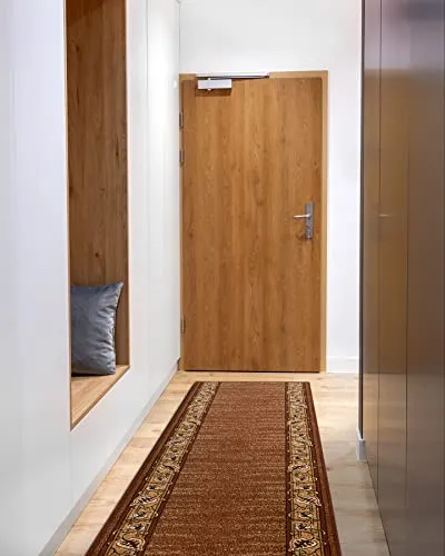 rugsx Läufer BCF Feliks Braun 150x730 cm