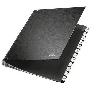 LEITZ Pultordner 5812 1-12 schwarz, 1 St.
