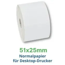 Zebra 1PCS Z-PERF 1000T 51X25MM Etiketten - Hochwertige Etiketten für Thermal Transfer Druck, ideal für präzise Beschriftungen und Etikettierungen.
