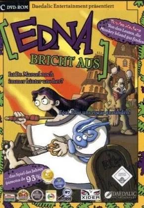 Edna bricht aus - Das Spiel - USK 0, ein humorvolles Point-and-Click-Adventure mit einzigartigem Handlungsstrang und liebevoll gestalteten Charakteren.