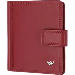Golden Head Leder Kartenetui Geldklammer Polo RFID Protect Clip-Scheintasche 1906 Rot dunkelrot - Dunkelrot