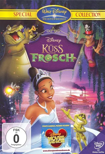 Küss den Frosch (Special Collection) - Disney DVD - Disney Sammleredition des beliebten Animationsfilms mit Untertiteln in Deutsch, Englisch und Türkisch. Erlebe den Zauber von 16:9 Format und einer Spieldauer von 93 Minuten!
