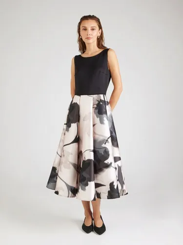 Cocktail Kleid aus bedrucktem Twill Mehrfarbig 36 - Elegantes Cocktailkleid mit floralem Rock und schlichtem Oberteil. Ideal für festliche Anlässe, vereint Stil und Komfort. Aus langlebigem Material für eine perfekte Passform.