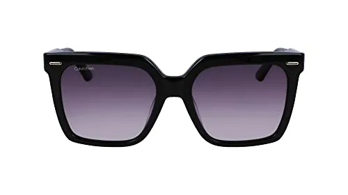 CALVIN KLEIN CK22534S 001 Black Sunglasses Woman Acetato, Square, 55