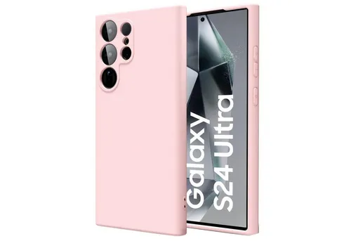 CoolGadget Handyhülle Silikon Colour Series Slim Case für Samsung Galaxy S24 Ultra 6,8 Zoll, Hülle weich Handy Cover für Samsung S24 Ultra 5G Schutzhülle