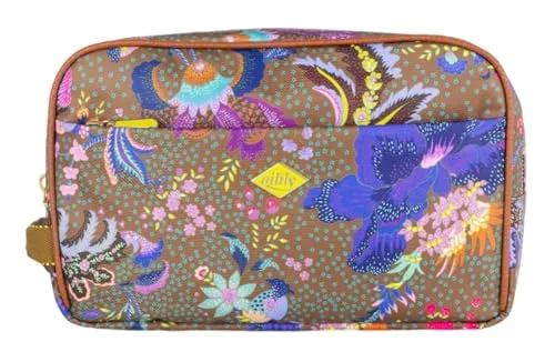 Oilily Kosmetiktasche Chloe Pocket Cosmetic Bag - Praktische Kosmetiktasche für Reisen, ausgestattet mit mehreren Fächern und elastischen Flaconhaltern. Ideal für Abenteuer und sorgt für Ordnung auf jeder Reise.