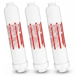Kalk Wasserfilter Set für LG Samsung WSF-100, DD7098, BL9808 (3er Set) - Effizientes 3er Set Wasserfilter für Side-by-Side Kühlschränke. Schützt vor Kalkablagerungen und verbessert den Geschmack von Wasser und Eis. Kompatibel mit vielen Marken wie Samsung, LG und mehr.