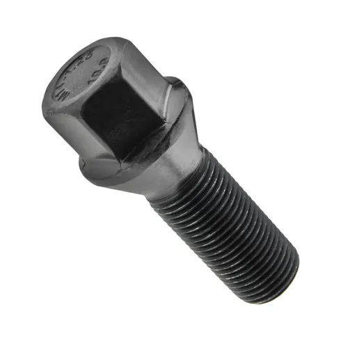 1x Radschraube M14x1,25 SW17 30mm Kegelbund 10.9 für Alu/Stahlfelgen Schwarz