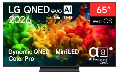 LG 65QNED80B6B 4K QNED evo MiniLED TV 164 cm (65